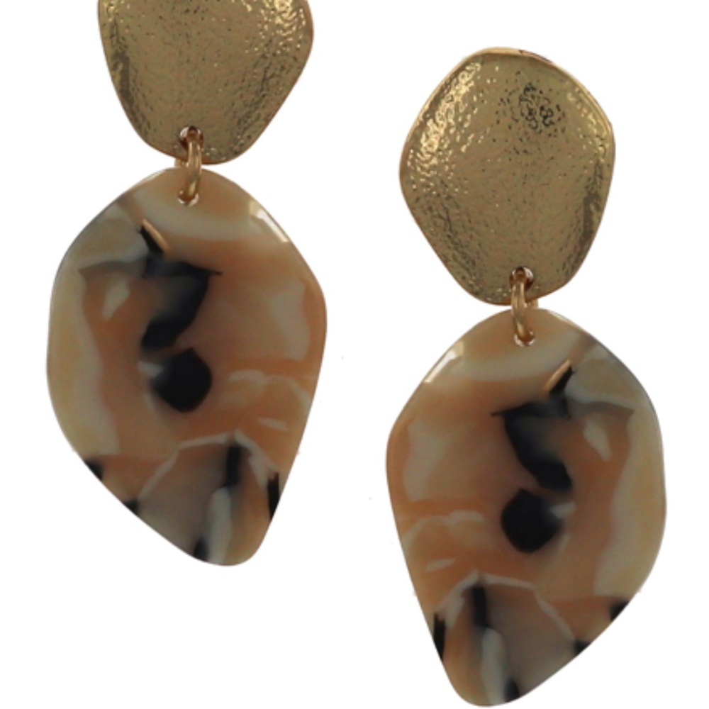 Beautiful Gold Tone Earrings
